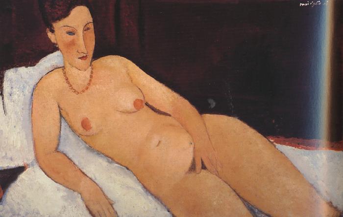 Amedeo Modigliani Nude with Coral Necklace (mk39) Germany oil painting art